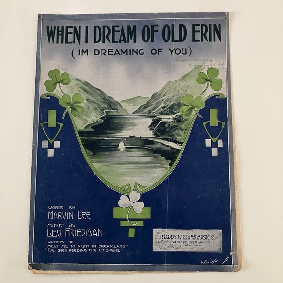 1910s Vintage Sheet Music Irish Songs Ragtime I'm A Long Way from Tipperary - Picture 7 of 16